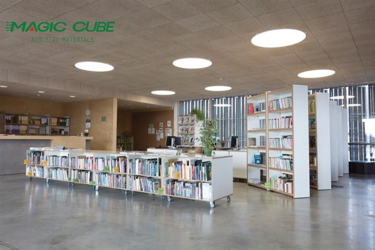 Ακουστική Ξύλινη Μάλλινη Οροφή