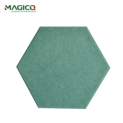 Turquoise - hexagon - pet - αισθάνθηκε - τοίχο - πάνελ
