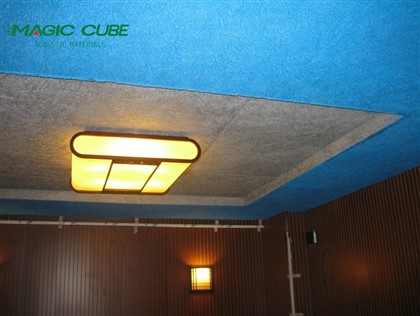 Πάνελ οροφής ακουστικών ινών από ξύλο